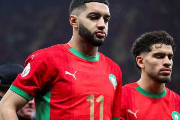 Penyerang timnas Maroko, Ismael Saibari yang dipastikan absen melawan Prancis di perempat final Piala Dunia 2026 pada Jumat (10/7) dini hari WIB (Foto: Sports Mole) 