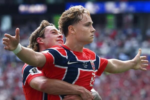 Penyerang timnas Norwegia dan Benfica, Andreas Schjelderup (Foto: Sports Mole) 