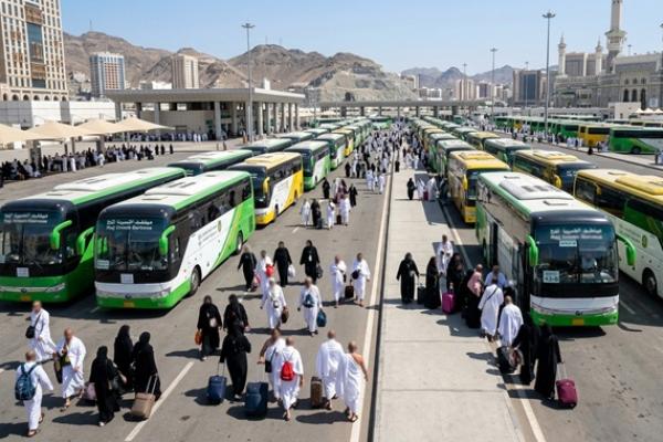 Ilustrasi terminal bus Saudi 