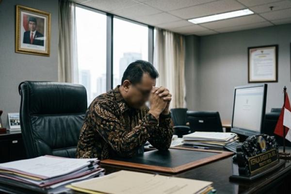 Ilustrasi amanah berat pejabat 