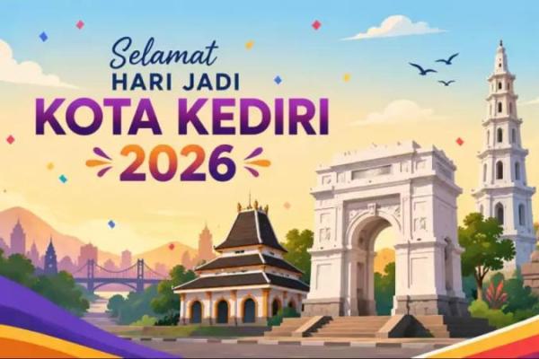 Ilustrasi - Hari Jadi Kota Kediri setiap tanggal 27 Juli (Foto: AI) 