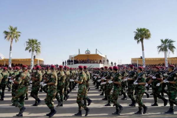 Anggota Pasukan Mobilisasi Populer di provinsi Diyala (Foto: Kantor Media Perdana Menteri Irak/Reuters) 