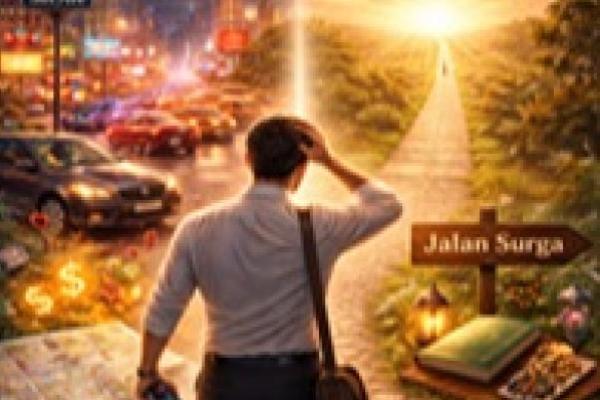 Ilustrasi kenikmatan dunia yang menipu 