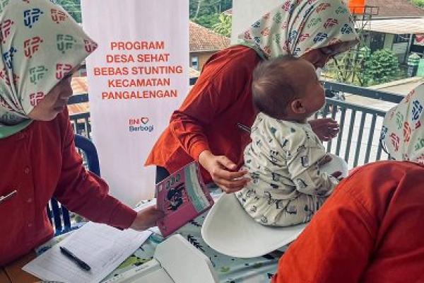 BNI Perkuat Program Pencegahan Stunting Menuju Indonesia Emas
