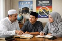 Ilustrasi foto mendidik anak