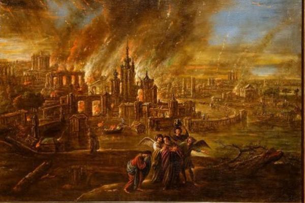 Ilustrasi foto sodom dan gomorah 