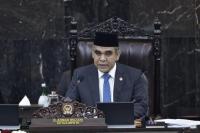 Ketua MPR RI Ahmad Muzani saat membuka Sidang Tahunan MPR RI di Ruang Sidang Paripurna, Kompleks Parlemen, Jumat (14/8) (Foto: Humas MPR)