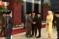 Presiden Prabowo Subianto tiba di Kompleks Parlemen, Senayan, Jakarta, Jumat (14/8), untuk menghadiri Sidang Tahunan MPR RI serta Sidang Bersama DPR-DPD RI 2026 dan menyampaikan pidato kenegaraan