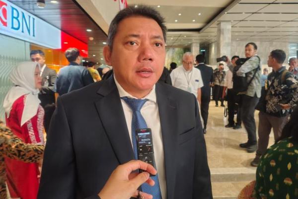 Ketua Komisi Kajian Ketatanegaraan (K3) MPR RI, Taufik Basari memberi keterangan dalam momentum Sidang Tahunan MPR RI (Foto: Humas MPR) 