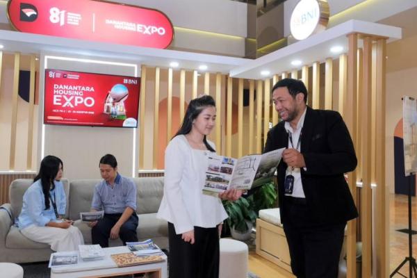 PT Bank Negara Indonesia (Persero) Tbk atau BNI memperkuat dukungan terhadap Program Tiga Juta Rumah melalui partisipasi dalam Danantara Housing Expo 2026 (Foto: BNI) 