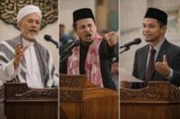 ilustrasi foto Dai sedang berdakwah