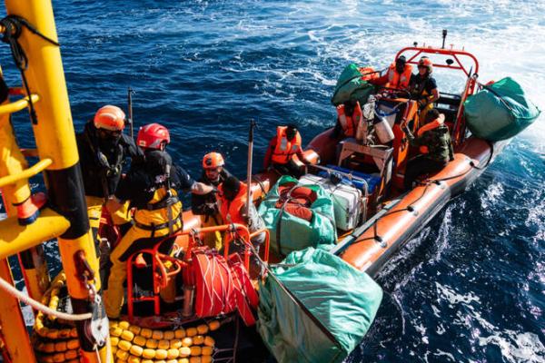 Ilustrasi imigran melewati jalur laut (Foto: AFP) 