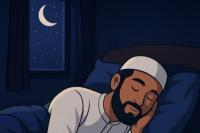 Ilustrasi - tidur setelah subuh (Foto: AI)