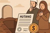 Ilustrasi mati meninggalkan utang