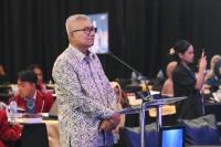 Wakil Ketua Badan Sosialisasi MPR RI, Agun Gunandjar Sudarsa ketika menghadiri acara Semifinal LCC Empat Pilar MPR RI tingkat nasional tahun 2026 di Gedung Pustaloka, Nusantara IV, Kompleks Parlemen, Jakarta, Rabu (Foto: Humas MPR)