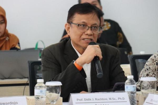 Ekonom Senior INDEF dan Rektor Universitas Paramadina Prof. Didik J Rachbini, M.Sc., Ph.D. Foto: paramadina 