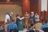 Ketua MPR RI Ahmad Muzani saat membuka pameran Arsip Sejarah Konstitusi di Gedung Nusantara IV, Kompleks Parlemen, Senayan, Jakarta, Senin (31/8/2026). Foto: kwp