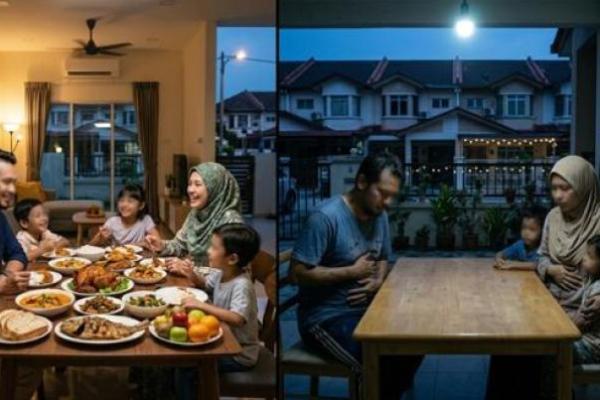 Ilustrasi tetangga sedang kesusahan 
