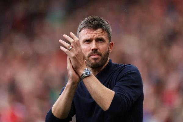 Manajer Manchester United, Michael Carrick usai laga melawan Ipswich Town di Old Trafford, pada Minggu (31/8) malam WIB (Foto: manutd.com) 