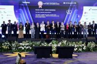Pemberian penghargaan TOP GRC Awards 2026 kepada Perum Lembaga Penyelenggara Pelayanan Navigasi Penerbangan Indonesia (LPPNPI) atau AirNav Indonesia, Rabu (9/9/2026). Foto: lppnpi/katakini