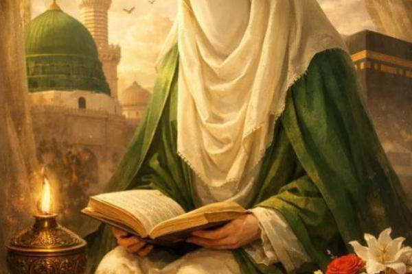 Ilustrasi sosok putri Rasulullah 