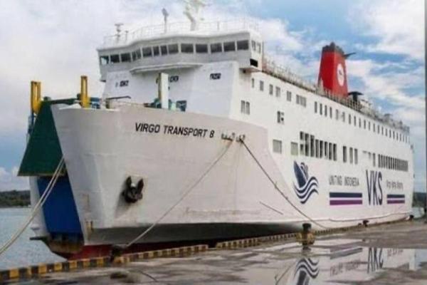 KM Virgo Transport 8 yang tenggelam di Laut Jawa (Foto: ANTARA/HO-Medcen Kalsel) 