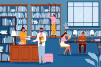 Ilustrasi - Hari Kunjung Perpustakaan setiap 14 September (Foto: Freepik)