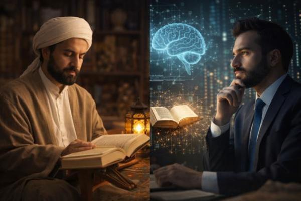 Ilustrasi Islam dan logika manusia 