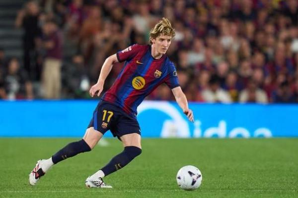 Penyerang Barcelona dan timnas Inggris, Anthony Gordon (Foto: Pedro Salado/Getty Images) 