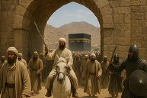 Ilustrasi foto pembebasan Makkah 