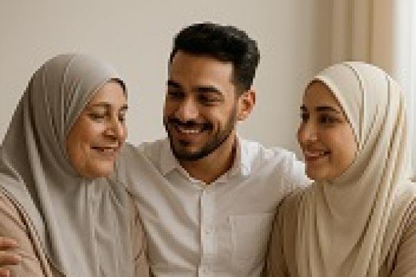 Ilustrasi foto ibu dan istri 