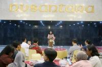 Pelaksana tugas (Plt) Sekretaris Jenderal DPR RI Suprihartini memberikan sambutan dalam pengukuhan pengurus baru Koordinatoriat Wartawan Parlemen (KWP) periode 2026 hingga 2028 di Jakarta, Kamis (8/10/2026). Foto: elvis/kwp/dpr/katakini
