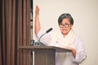  Wakil Ketua MPR RI Lestari Moerdijat menjadi pembicara utama dalam Temu Nasional IV Perempuan AMAN di Bogor, Jawa Barat, Kamis (Foto: Humas MPR)