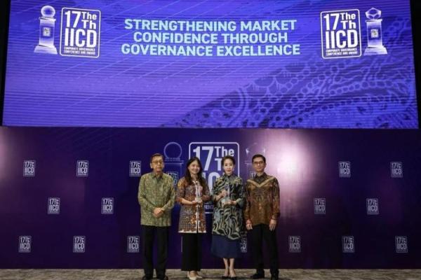 PT Bank Negara Indonesia (Persero) Tbk atau BNI kembali meraih penghargaan Leadership in Corporate Governance dalam ajang The 17th IICD Corporate Governance Award 2026. (Foto: BNI) 