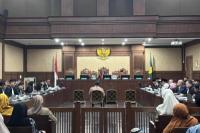 Suasana sidang dugaan korupsi kuota haji tahun 2023-2024 oleh Kementerian Agama pada Senin, 26 Oktober 2026.