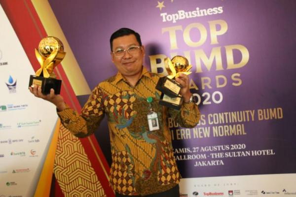  Penghargaan Tertinggi, Bos Food Station Raih TOP CEO BUMD 2020