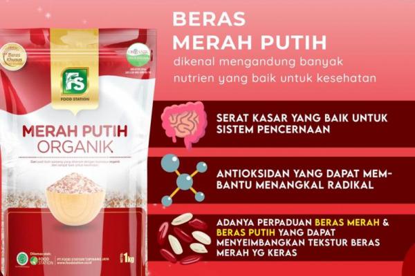 Food Station Buka Pasar Beras Organik Selebar-lebarnya 