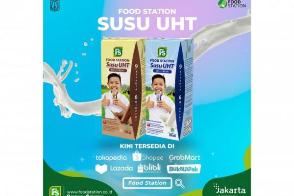 Susu UHT Food Station Kini Dijual untuk Konsumen Umum