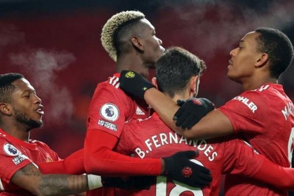 Manchester United Bergabung Dengan Liverpool Di Puncak Klasemen Dengan 33 Poin