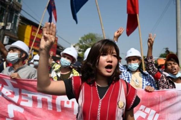 Akibat Tindakan Myanmar ke Demonstran, AS Blokir Kementerian Myanmar