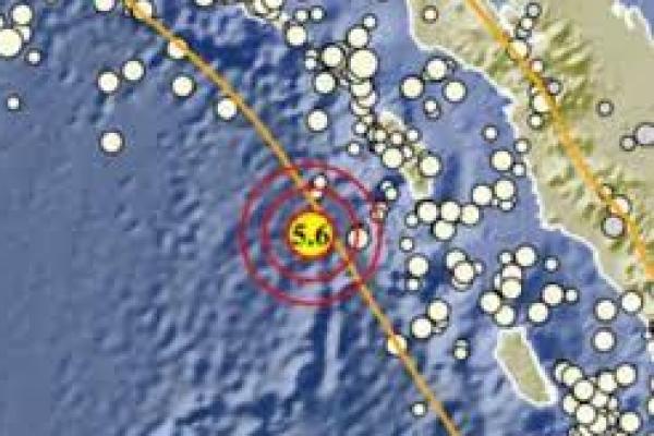 Gempa 5,6 Magnitudo Guncang Nias Barat, Tak Berpotensi Tsunami