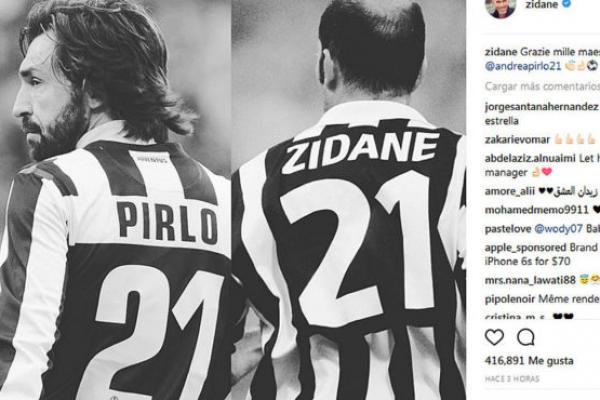 Zidane Masuk Bidikan Juventus Gantikan Pirlo
