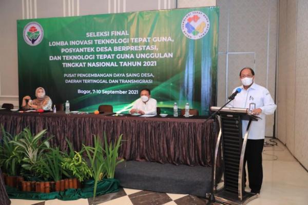 Motivasi Pengurus Posyantek, Kemendes PDTT Gelar Lomba TTG Secara Virtual