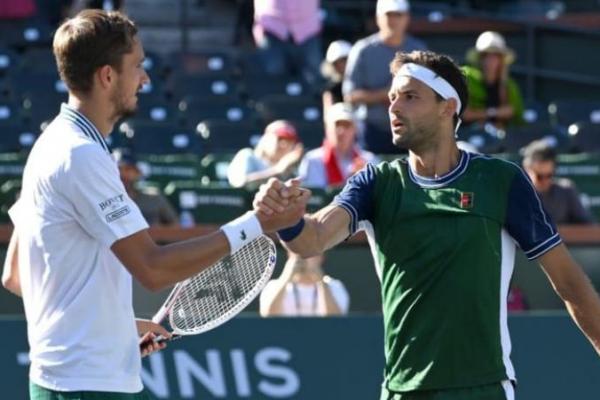 Daniil Medvedev Tersingkir di Putaran ke-4 dari Grigor Dimitrov