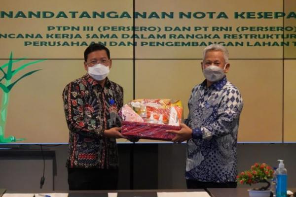 RNI Bersinergi dengan PTPN III Garap Lahan Tebu