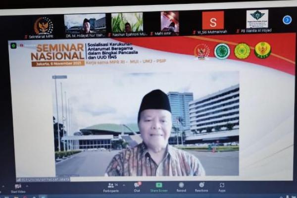 HNW : Kerukunan Antar Umat Beragama Sudah Jadi Komitmen Pendiri Bangsa