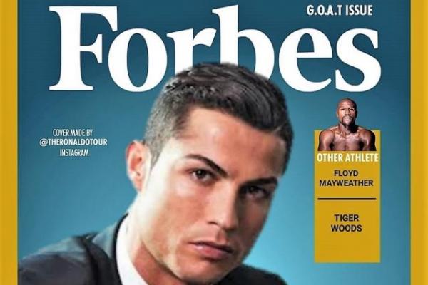 Cristiano Ronaldo Pemain dengan Gaji Tertinggi Menurut Forbes