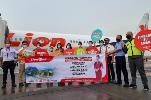 Lion Air Buka Rute Terbang Langsung Surabaya-Labuan Bajo