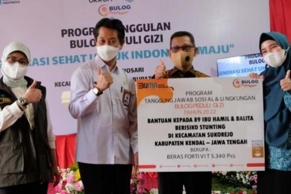 Bulog-BKKBN Salurkan Beras Fortivit Tekan Angka Stunting di Jateng