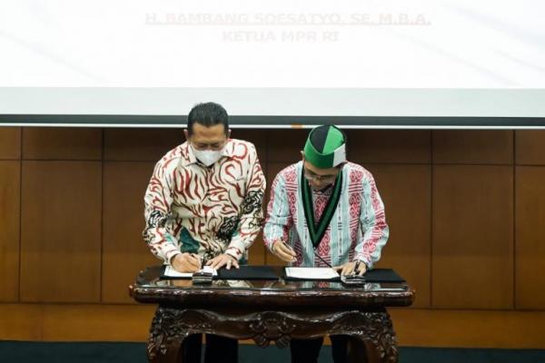 MPR RI-Kelompok Cipayung Plus Sepakat Kerja Sama Sosialisasikan Empat Pilar